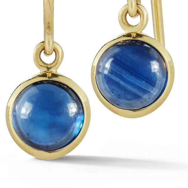 Cabochon on sale sapphire earrings