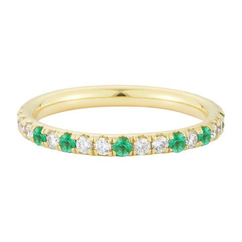 EMERALD SPECKLED ETERNITY RING – Finn